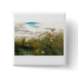 Bruno Liljefors - Mallards Gräsänder Oil on Canvas Pinback Buttons
