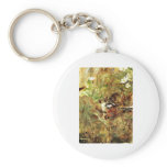 Bruno Liljefors - Weasel w/ Chaffinch 1888 Oil Key Chain