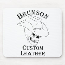 Brunson Custom Leather Mouse Pad mousepads by brunsonleather Brunson Custom Leather Mouse Pad mousepads