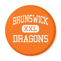 Brunswick - Dragons - High - Brunswick Maine magnets by customteamsportswear Brunswick - Dragons - High - Brunswick Maine magnets
