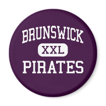 Brunswick - Pirates - High - Brunswick Georgia magnets by customteamsportswear Brunswick - Pirates - High - Brunswick Georgia magnets