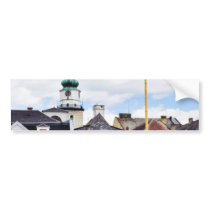Bruntal Town Square In May With A May Pole bumper stickers by lifesphere Bruntal Town Square In May With A May Pole bumper stickers