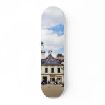 Bruntal Town Square In May With A May Pole Skate Board