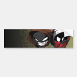 Brunzy and Grimz bumper sticker bumper stickers