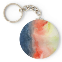 Brush Fire Watercolor Key Chains