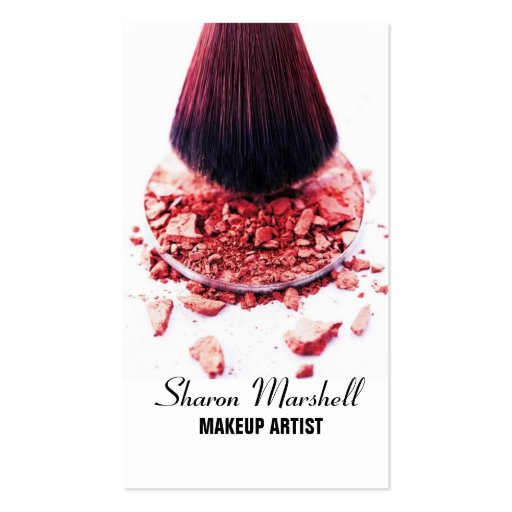 Brush/ Makeup Artist Cosmetologist Beauty Salon Business Cards