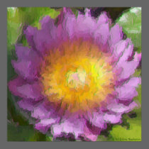 Brush Strokes Water Lily posters by DebraThackston Brush Strokes Water Lily posters