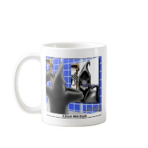 Brush With Death Funny Halloween Cartoon Gifts mugs by beardiethor123 Brush With Death Funny Halloween Cartoon Gifts mugs