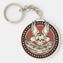 Brush With Death Keychain