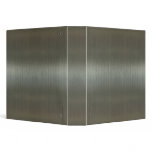 Brushed Aluminum Binders