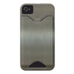 Brushed Aluminum Iphone 4 Id Case