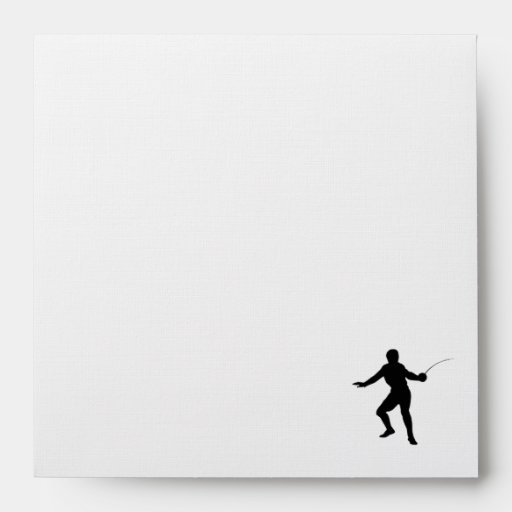 Brushed Aluminum look Fencer Envelope