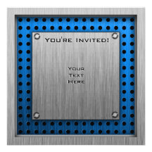 Brushed Aluminum look Tennis Announcement