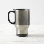 Brushed Aluminum Metallic Textured Mug