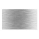Brushed Aluminum Stainless Steel Textured Business Cards