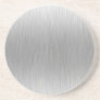 Brushed Aluminum Stainless Steel Textured Coaster