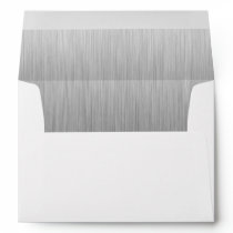 Brushed Aluminum Stainless Steel Textured Envelopes