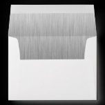 Brushed Aluminum Stainless Steel Textured Envelopes
