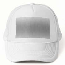 Brushed Aluminum Stainless Steel Textured Hats