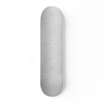 Brushed Aluminum Stainless Steel Textured Custom Skateboard