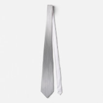 Brushed Aluminum Stainless Steel Textured Custom Tie