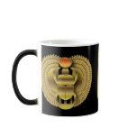Brushed Gold Egyptian Heart Scarab mugs