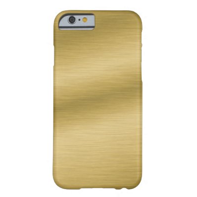 Brushed Gold Look Elegant iPhone 6 Case