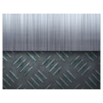 Brushed Metal Diamond Plate Template Custom Flyer