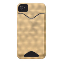 Brushed Metal - Gold Background Id Iphone 4 Cover