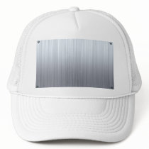Brushed Metal Hazard Construction Layout Trucker Hat