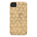 Brushed Metal-like - Gold Background iPhone 4 Case