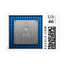 Brushed Metal-look Architect Stamps
