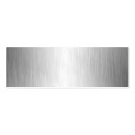Brushed Metal Look Business Cards