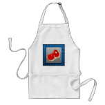 Brushed Metal-look Butcher Steak Aprons