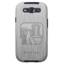 Brushed Metal-look Chemistry Samsung Galaxy S3 Cases