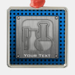 Brushed Metal-look Chemistry Ornament