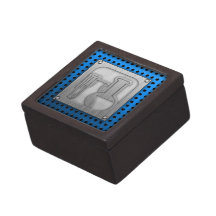 Brushed Metal-look Chemistry Premium Keepsake Box