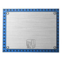 Brushed Metal-look Chemistry Scratch Pads