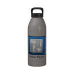 Brushed Metal-look Chemistry Water Bottle