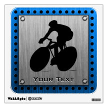 Brushed metal look Cycling Room Graphics