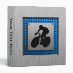 Brushed metal look Cycling Vinyl Binders