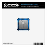 Brushed metal-look Flamingo iPod Nano 6G Decals