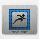Brushed Metal look Running Mouse Pad