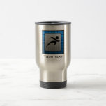 Brushed Metal look Running Mug