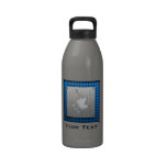 Brushed Metal-look Skateboarding Reusable Water Bottles