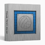 Brushed Metal-look Volleyball Binders