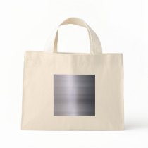 Brushed Silver Metal Textured Canvas Bags