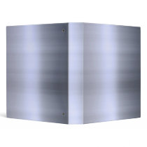 Brushed Silver Metal Textured Vinyl Binder
