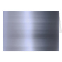 Brushed Silver Metal Textured Card