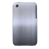 Brushed Silver Metal Textured Case-mate Iphone 3 Cases